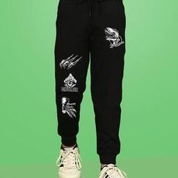 Boys Graphic Print Joggers with Elasticated Drawstring Waist-14