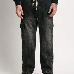 Men Straight Fit Cargo Pants with Insert Pockets-picture-38