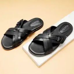 Men Typographic Print Slip-On Sandals-image-34