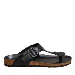 Men Flat Heel Sandals with Buckle Closure-image-4