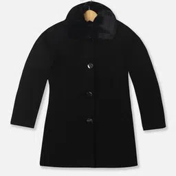 Girls Jacket with Spread Collar-image-74