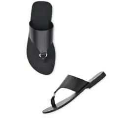 Slip-on Sandals with Genuine leather upper-4
