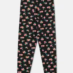 Girls Printed Leggings with Elasticated Waist-image-13