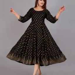 Floral Anarkali Kurta-image-3