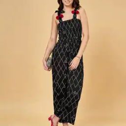 Women Printed Jumpsuit with Sleeveless-picture-10