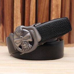 Men Slim Belt with Push-Pin Closure-picture-12