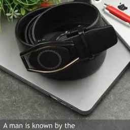 Men Slim Belt with Auto Lock Buckle Closure-18