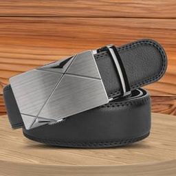 Men Slim Belt with Auto Lock Buckle Closure-image-77