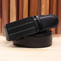 Men Slim Belt with Auto Lock Buckle Closure-image-84