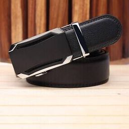 Men Slim Belt with Auto Lock Buckle Closure-image-56