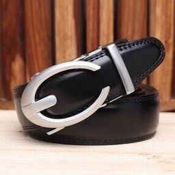Men Slim Belt with Auto Lock Buckle Closure-image-88