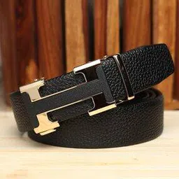 Men Slim Belt with Metal Buckle Closure-image-74