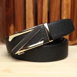 Men Slim Belt with Metal Buckle Closure-image-96