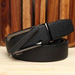 Men Slim Belt with Metal Buckle Closure-image-23