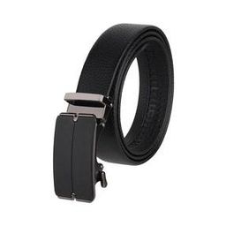 Men Slim Belt with Metal Buckle Closure-36