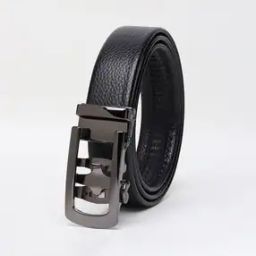 Men Slim Belt with Metal Buckle Closure-image-82