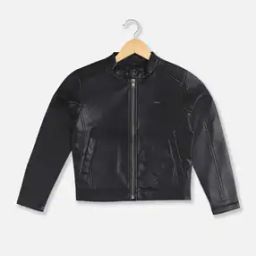 Boys Regular Fit Jacket with Full Sleeves-0