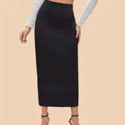 Pencil Skirt with ELasticated Waist-19