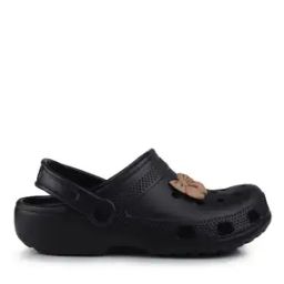Perforated Slip-On Clogs with Applique-16