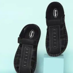 Men Multi-Strap Sandals with Velcro Fastening-25