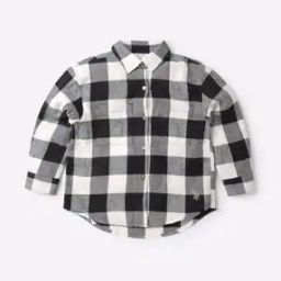 Checked Shirt with Patch Pockets-image-82