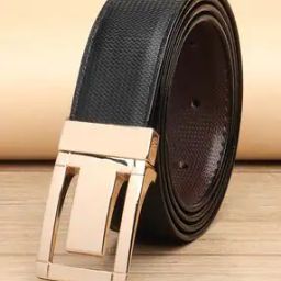 Men Slim Belt with Metal-Buckle Closure-image-132