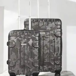 Set of 2 Camouflage Pattern Luggage Bags-21