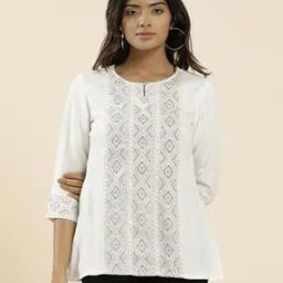 Women Round-Neck Relaxed Fit Top-picture-11
