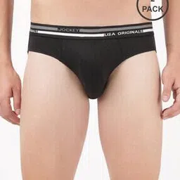 jockey US49 Combed Cotton Brief with Ultrasoft Waistband-picture-1