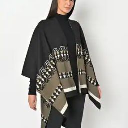 Geometric-Knit Open-Front Shrug-11