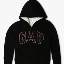 Girls Brand Print Relaxed Fit Hoodie-image-89