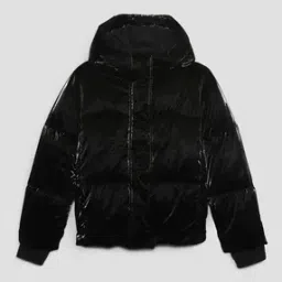 Girls Relaxed Fit Hooded Puffer Jacket-image-13