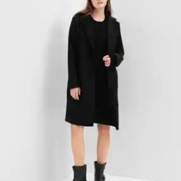 Women Button-Down Relaxed Fit Trench Coat-image-5