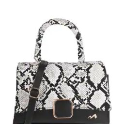 Women Satchel Handbag with Adjustable Strap-image-4