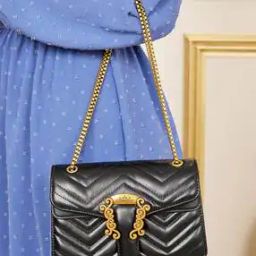 Women Textured Buckle Quilted Shoulder Bag-image-3