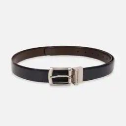 Men Patterned Genuine Leather Belt with Tang-Buckle Closure-7