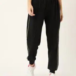 Women Striped Print Joggers-image-77