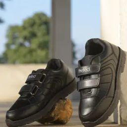 Boys Prefect SCHOOLFUN Velcro School Shoes-picture-15