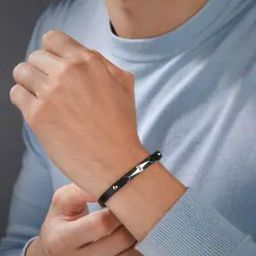 police Men Silver-Plated Bracelet with Lobster Closure-picture-43