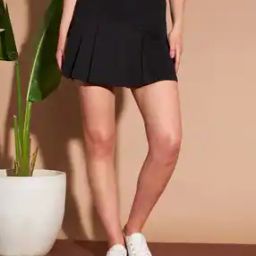 Pleated Straight Skirt-image-64