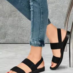 Women Open-Toe Slip-On Flat Sandals-image-48