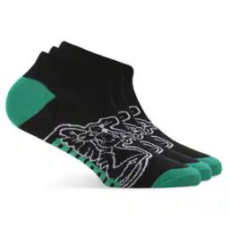 Pack of 3 Logo Print Ankle-Length Socks-image-34