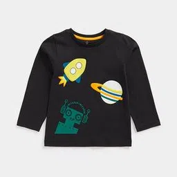 Graphic Print Crew-Neck T-shirt-21