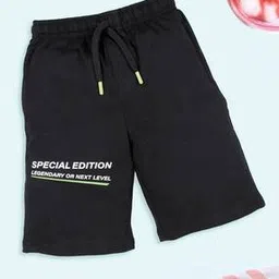 kiddopanti Boys Typographic Print Shorts-picture-23