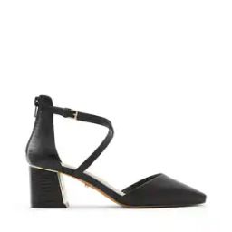 Women Pointed-Toe Heeled Shoes with Buckle Closure-32