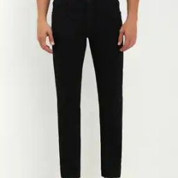 Men Straight Fit Jeans with Insert Pockets-image-72