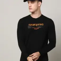Men Printed Slim Fit Crew-Neck Sweatshirt-image-27