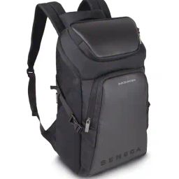 gods Typographic Print Backpack with Adjustable Straps image 1