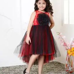Girls Fit and Flare Dress    -image-85