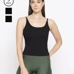 WomenPack of 3 Cut and Sew Seam Camisole-image-62